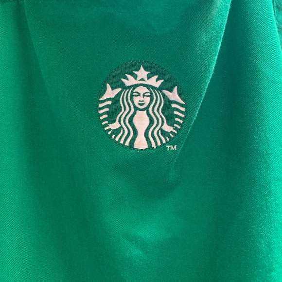 Starbucks green apron
